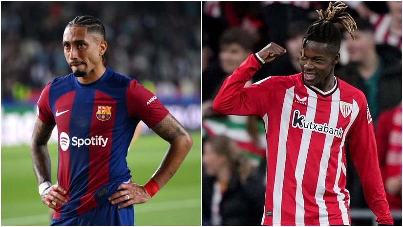 Sambutan Hangat Raphinha Barcelona Nico Williams